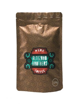 digital printing 250g stand up coffee pouch with valve (a)