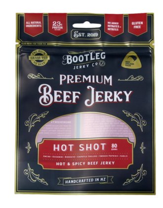 Three side seal pouch with zipper beef jerky packaging(a)